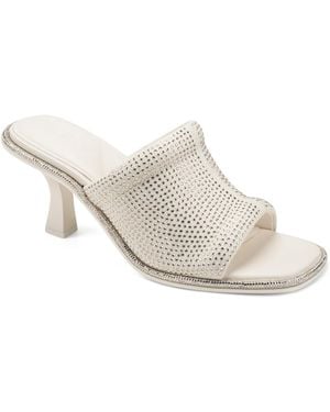 DKNY Reading Slip-on Dress Sandals - White