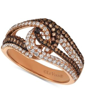Le Vian Chocolatier Chocolate Diamond & Vanilla Diamond Ring (1 Ct. T.w. - Brown