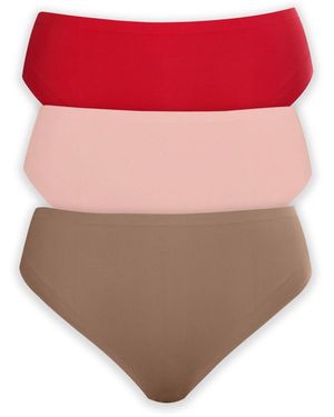 Parfait Bonded French Cut Pp5031 Body Smoothing Panties - Red