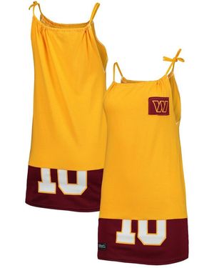 Refried Apparel Washington Commanders Sleeveless Tank Dress - Yellow