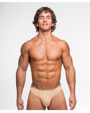 Rounderbum Waveform Bikini Brief - Green