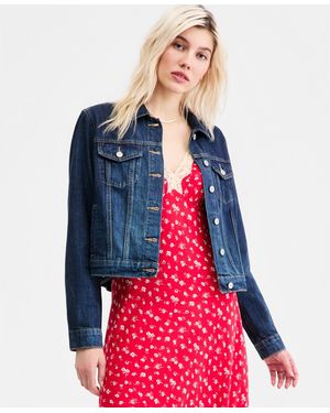 Lucky Brand Womens Tomboy Trucker Jacket - Blue