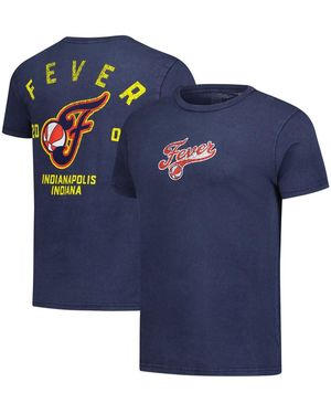 Stadium Essentials And Indiana Fever Oversized Vintage Wash T-shirt - Blue