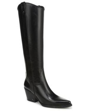 Sam Edelman Wyatt Riding Boot Regular Wide Calf - Black