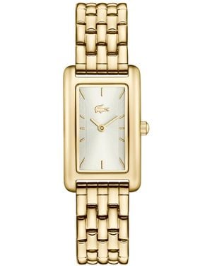 Lacoste Quartz Croisette Gold-tone Stainless Steel Bracelet Watch 19.4mm - Metallic