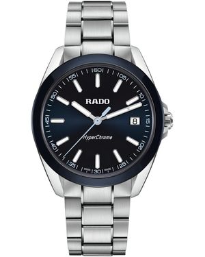 Rado Swiss Hyperchrome Stainless Steel Bracelet Watch 42mm - Gray
