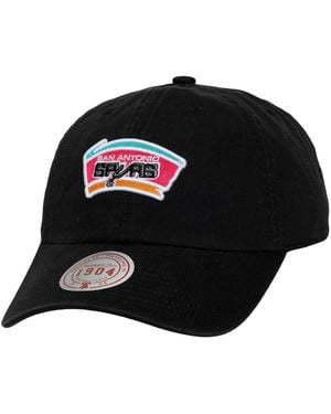 Mitchell & Ness Mitchell Ness San Antonio Spurs Hardwood Classics 1904 Adjustable Hat - Black