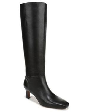 Franco Sarto Timmy Square Toe Zip Tall Boots Regular Wide Calf - Black