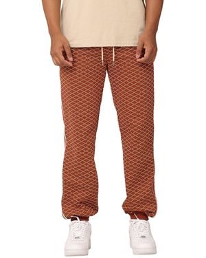 Xxiii Luxe Printed Pants - Brown