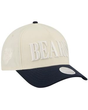 KTZ Chicago Bears Tonal A-frame 9forty Adjustable Baseball Cap - White
