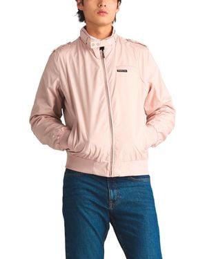 Members Only Classic Iconic Racer Jacket (slim Fit - Red
