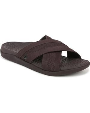 Vionic Tide Slide Sandals - Brown