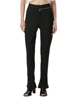 Pcfg Zip Detail Skinny Flare Pant - Black