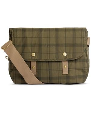 Barbour Transport Reiver Cotton Crossbody Bag - Green