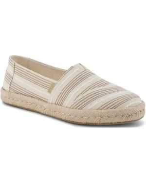 TOMS Alpargata Rope 2.0 Espadrille Slip On Flats - White