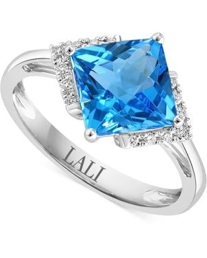 Lali Jewels Swiss Blue Topaz (3-3/8 Ct. T.w.