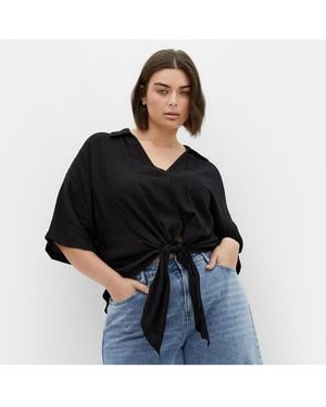 City Chic Rosie Shirt - Black