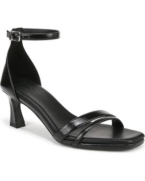 Naturalizer Khloe Open Square Toe Dress Sandals - Black
