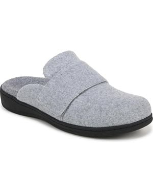 Vionic Gemma Ii Mule Slippers - Gray