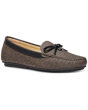 Michael Kors Michael Juliette Moccasin Loafer Flats - Gray