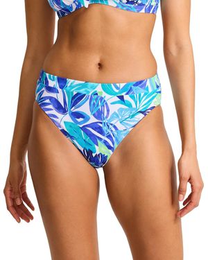 Tommy Bahama Marina High-waist Bikini Bottoms - Blue