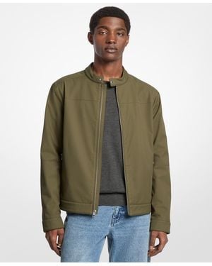 Michael Kors Long-sleeve Racer Jacket - Green