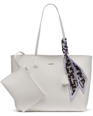 DKNY Saige East-west Large Tote Bag - Gray