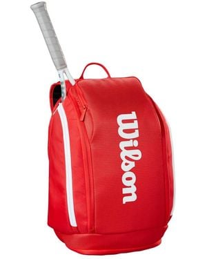 Wilson Super Tour Tennis Backpack - Red