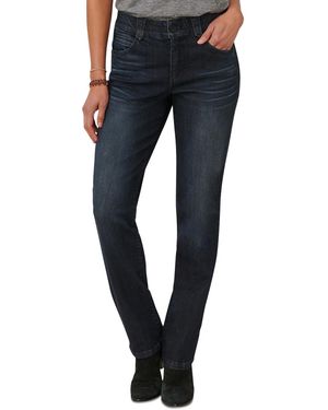 Democracy Petite "ab"solution Straight-leg Jeans - Blue