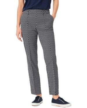 Olsen Lisa Fit Geo Pull-on Pant - Blue