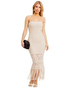 Torn By Ronny Kobo Toby Dress - White