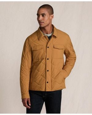 Lands' End Quilted Insulated Shirt Jacket - Natural