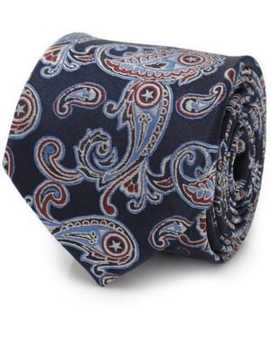Marvel Captain America Paisley Tie - Blue