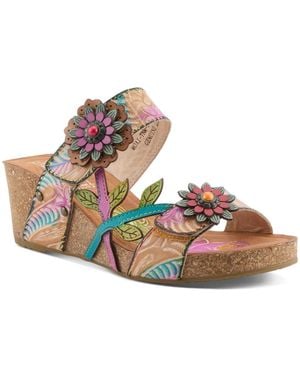 L'ARTISTE Spring Step Moai Slide - Pink