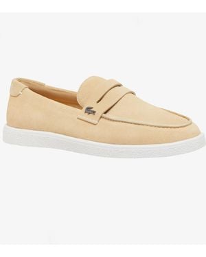Lacoste Cochet Casual Slip-on Loafers - White