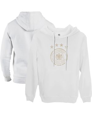 1863fc Â Germany National Team Fleece Pullover Hoodie - White