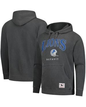 Mitchell & Ness Detroit Lions Slot Pullover Hoodie - Black