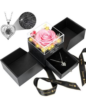 LOVERY 5-piece Preserved Rose - Black