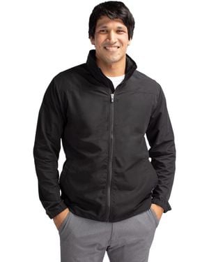 Cutter & Buck Charter Eco Knit Recycled Full-zip Jacket - Black