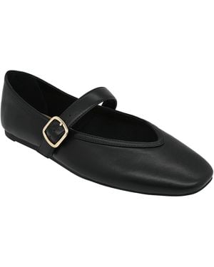 INC International Concepts Lannettee Mary Jane Flats - Black