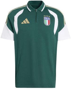 adidas Italy National Team 2026 World Cup Tiro Polo Shirt - Green