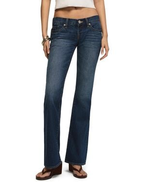 Lucky Brand Ultra Low-rise Lil maggie Flare Jeans - Blue