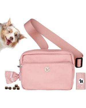 Puppington 3-in-1 Crossbody Dog Walk Bag - Pink