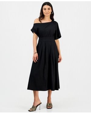 INC International Concepts Petite Off-shoulder Maxi Dress - Black