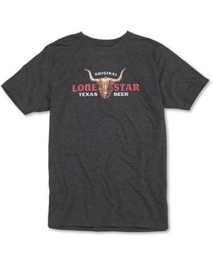 American Needle And Lone Star Beer Logo T-shirt - Black