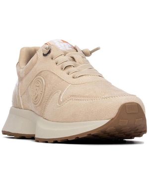 Xti Refresh Suede Flat-sole Sneakers - White