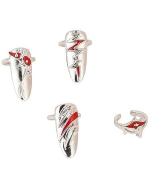 SOH The Wonder-woman Nail Rings - Metallic