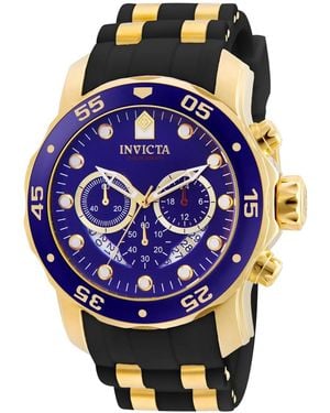 INVICTA WATCH 6983 Pro Diver Quartz Multifunction Blue Dial Watch - Purple