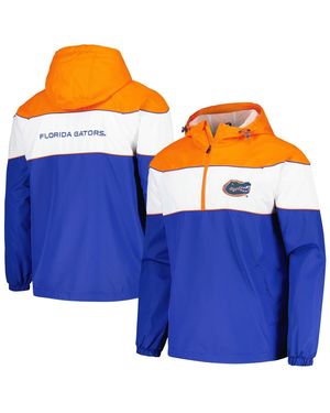 G-III 4Her by Carl Banks Florida Gators Center Line Half-zip Raglan Hoodie Jacket - Blue