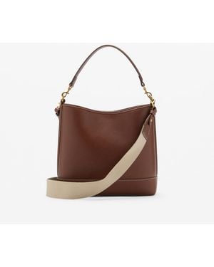 Mango Large Bucket Bag - Brown